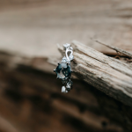 LUNICA Stříbrný prsten MECHOVÝ ACHÁT Velikost prstenu: 9 (EU: 59-61) 0681_9