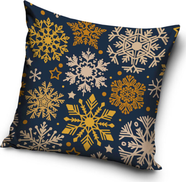 Povlak na polštářek Mrazivé Vločky Šedý