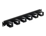 Triton 19" vyvazovací panel 1U / 6x háček / 70x27mm / šedá (RAC-VP-X23-A1)