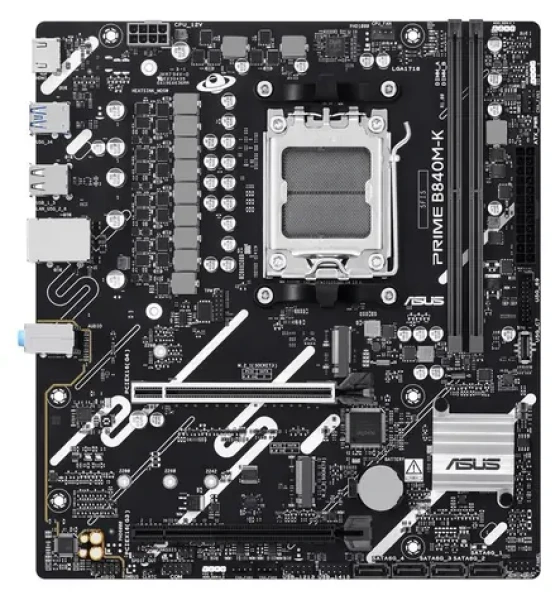 ASUS PRIME B840M-K / B840 / AM5 / 2x DDR5 / PCIe x16 / 1x 2.5GLAN / mATX (90MB1PK0-M0EAY0)