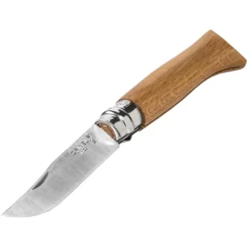 Opinel 8 kapesní nůž zavírací 8.5 cm / rukojeť z dubového dřeva (2021)