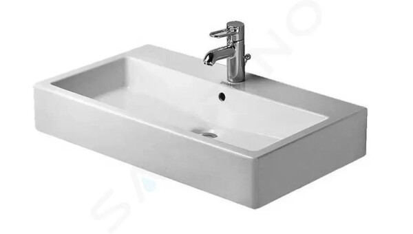 DURAVIT - Vero Umyvadlo nábytkové 800x470 mm, s 1 otvorem pro baterii, s WonderGliss, alpská bílá 04548000271