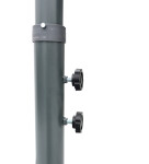 ROJA Slunečník kovový 8080 -ø350 - hnědá