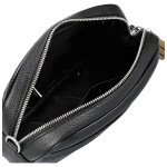 Stylová dámská koženková crossbody kabelka Erina, černá