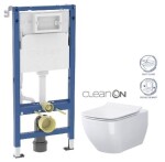 GEBERIT DuofixBasic bez tlačítka + WC CERSANIT VIRGO CLEANON + SEDÁTKO 458.103.00.2 X ME1