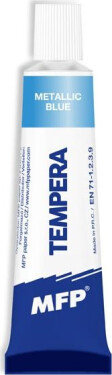 Temperové barvy 12ml METAL modrá