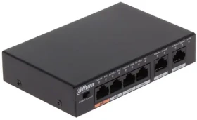 Dahua PFS3006-4ET-60-V2 / Switch / 100Mbps / 6x RJ-45 / PoE (PFS3006-4ET-60-V2)