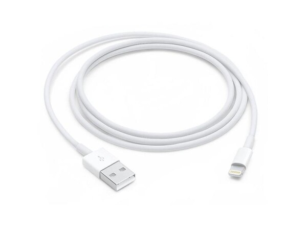 Apple originální datový kabel Lightning bílá 1m / bulk - bez krabičky (8592118064996)