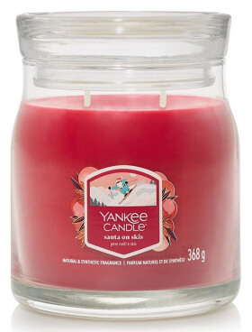 Yankee Candle Signature svíčka: Santa On Skis 368g (2 knoty)