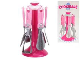 Sada kuchyňského náčiní se stojánkem plast v krabici 11x21x11cm