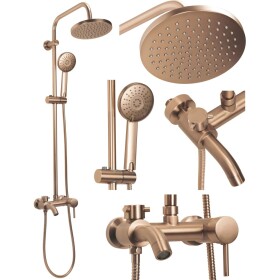 REA - Sprchový set Luis Brush Copper REA-P7156