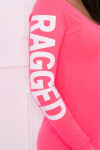 Dámské šaty Ragged 14826 neonově růžové - Kesi UNI