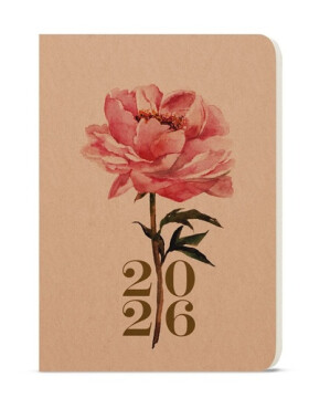 Týdenní diář 2026 Oskar Kraft A5 Růže
