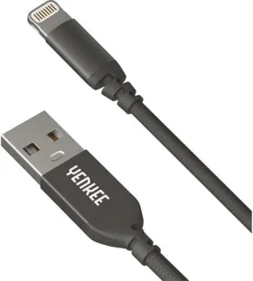 YENKEE YCU 612 USB 2.0 na Lightning kabel černá / délka 2m / 2.4A (8590669241767)