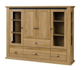 Vitrína Mezo MZ6 Barva korpusu: Dub - grand