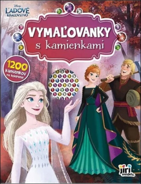Maľovanky s kamienkami Ľadové kráľovstvo