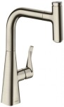 HANSGROHE - M71 Dřezová baterie M7115-H240 s výsuvnou sprškou, sBOX, vzhled nerezu 73802800