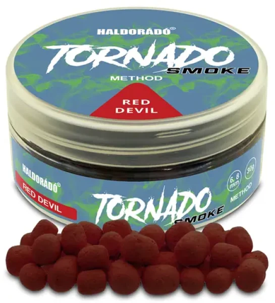Haldorádó Method Wafter Tornado Smoke 30g 6+8mm Red Devil (HD34022)