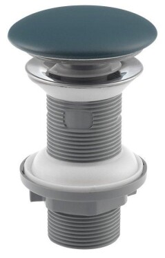 ISVEA - Umyvadlová výpust 5/4“, click-clack, keramická zátka, 20-70, zelená petrol 38TP0181I