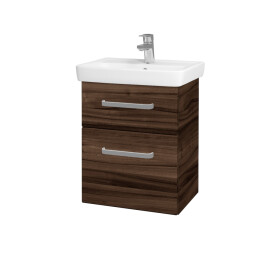 Dřevojas - Umyvadlová skříňka GO SZZ2 50 - D06 Ořech / Úchytka T01 / D06 Ořech 29763A