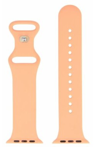 SWISSTEN Silikonový řemínek pro Apple Watch 38/40/41mm oranžově růžová (46000108)