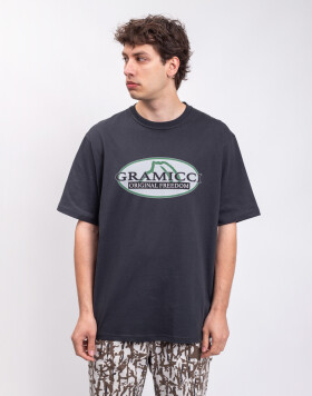 Tričko Gramicci Half Dome Tee VINTAGE BLACK