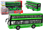 Mamido Dvoupatrový autobus se světly a zvuky 1:16 zelený