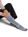 ICEBREAKER Wmns Merino Ski+ Medium OTC Mountain Contour, Zinc Blue/Grey Plum/Dawn (vzorek) velikost: M