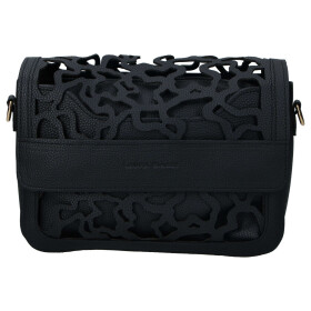 Stylová dámská koženková crossbody kabelka LB Ulma, černá