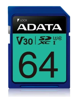 ADATA SDXC 512GB/ UHS-II / U3 / R: 290MBs / W: 260MBs / vhodné pro 4K (ASDX512GUI3V30S-R)
