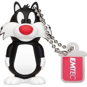 EMTEC L101 Sylvester 16GB černo-bílá / Flash disk / USB 2.0 / čtení: 15MBs / zápis: 5MBs (ECMMD16GL101)