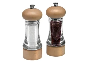 ColeMason Basics Precision+ / Mlýnky na sůl a pepř / výška 16 cm / akrylové tělo / dárkové balení (H755280)