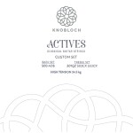 Knobloch ACTIVES Double Silver Bass Set High Tension 34.5