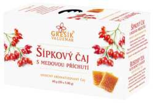 Grešík Šípkový čaj s medovou příchutí 20x3g