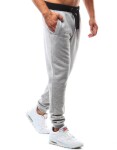 Pánské teplákové kalhoty šedé Dstreet UX2214 XL
