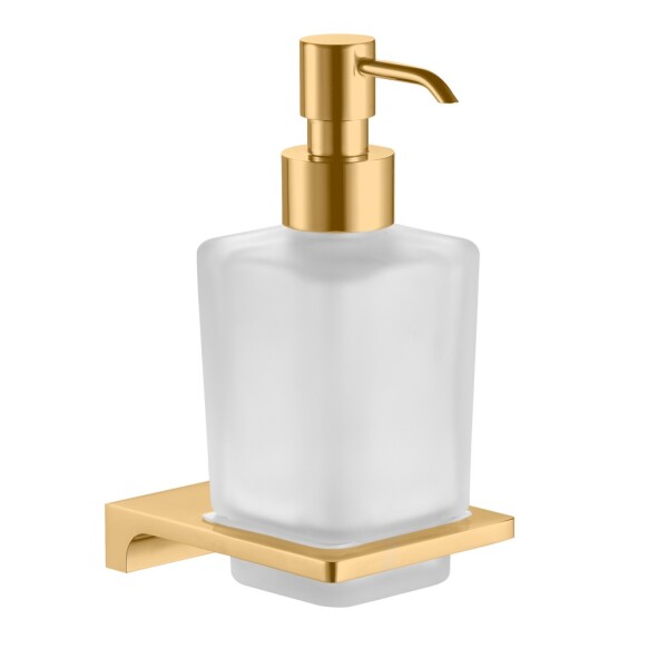 RAV Slezák - NIL - Koupelnový doplněk Dávkovač tekutého mýdla skleněný, Zlatá - kartáčovaná NLA0303ZK NLA0303ZK