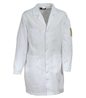 Pracovní plášť COFRA ELECTROSTATIC Barva: Bílá, Velikost: 2XL (V462_0_09_2XL)