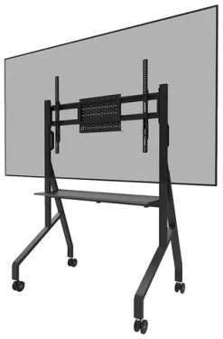 Neomounts BOS FL50-525BL1 / stojan na podlahu pro televize / velikost 55-86" / VESA 100x100 - 900x600 / nosnost 76 kg (FL50-525BL1)
