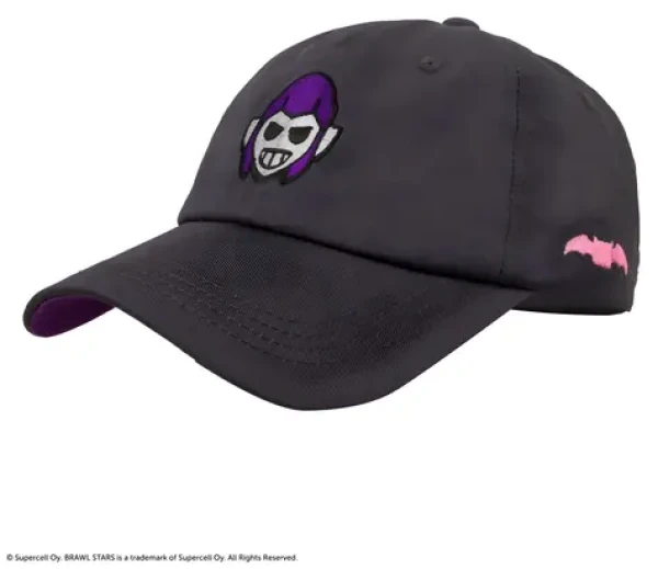 CINEREPLICAS Kšiltovka Brawl Stars Mortis / Doplněk / nastavitelný pásek / suchý zip / oficiální licence (CR1330EPM)