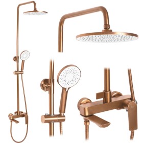 REA - Sprchový set AVALON Copper BRUSH REA-P2418