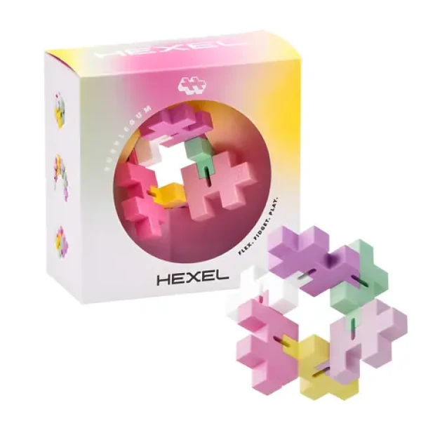 PLUS-PLUS Fidget Hexel Bubblegum