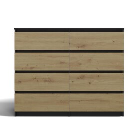 Komoda 120 cm 8S M8 Malwa antracit/artisan