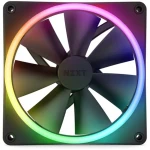 NZXT F140 RGB DUO černá / 140mm / Fluid Dynamic Bearing / 36 dB @ 1800 RPM / 89 CFM / 4-Pin PWM (RF-D14SF-B1)