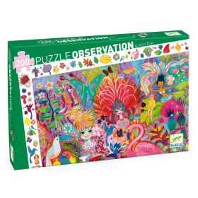 DJECO Vyhledávací puzzle Karneval de Rio 200 dílků