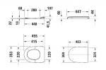 DURAVIT - Qatego WC sedátko, SoftClose, Bílá 0026890000