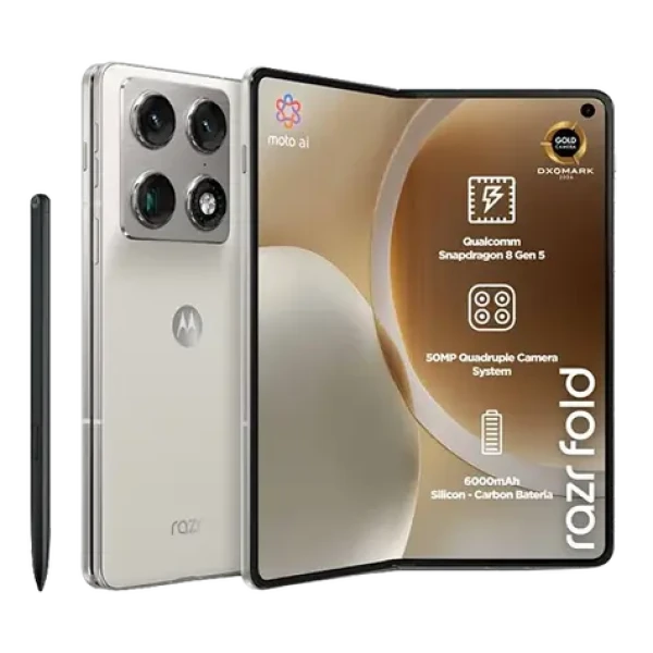 Motorola Razr Fold 5G 16+512 GB PANTONE Lily White / Skládací telefon / 8,09" P-OLED / 120Hz / Snapdragon 8 Gen 5