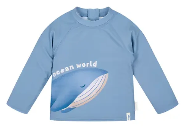 Little Dutch Ocean Blue vel. 62/68 / Plavecké triko / dlouhý rukáv / UPF 40+ / recyklovaný nylon (CL26030301LD)