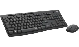 Logitech MK295 grafitová BE / Set klávesnice a myši / bezdrátový / tichý / INTNL / BE Layout (920-009803)