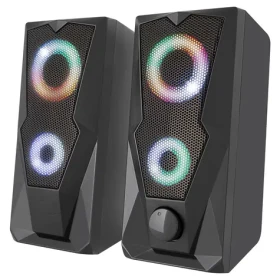 YENKEE YSP 2003RGB černá / 2.0 stereo reproduktory / RGB / RMS 6W / USB / 3.5mm jack (8590669294022)