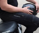 Pánské kalhoty Trilobite Parado doublelayer Aaaa slim fit men jeans black level 2 (zkrácené) - 46 / černá